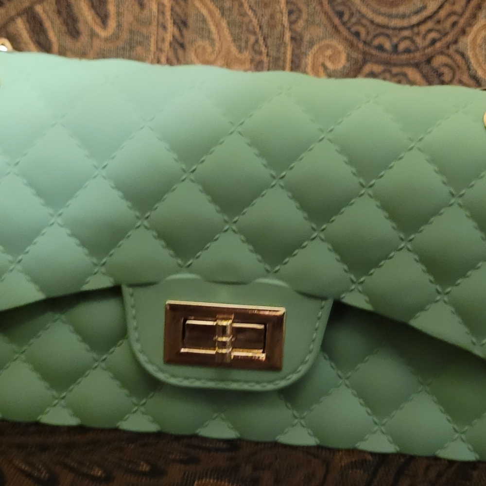 Hello 3am Mint Green Purse
